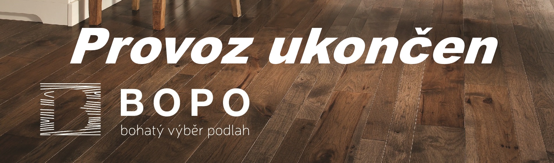 Ukončení provoz e-shopu Bopo.cz