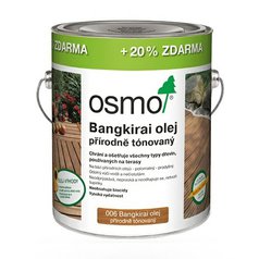 Speciální olej na dřevo bangkirai přírodně zbarvený (006) 3 l OSMO