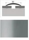 PROFIL Team přechodová lišta Stříbrná E01 30 mm x 270 cm samolepicí oblá