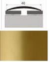 PROFIL Team přechodová lišta Zlatá E00 40 mm x 270 cm samolepicí oblá