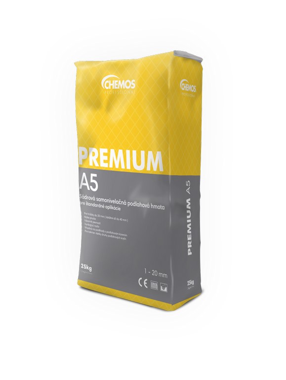 Samonivelační sádrová hmota Chemos Premium A5 25kg