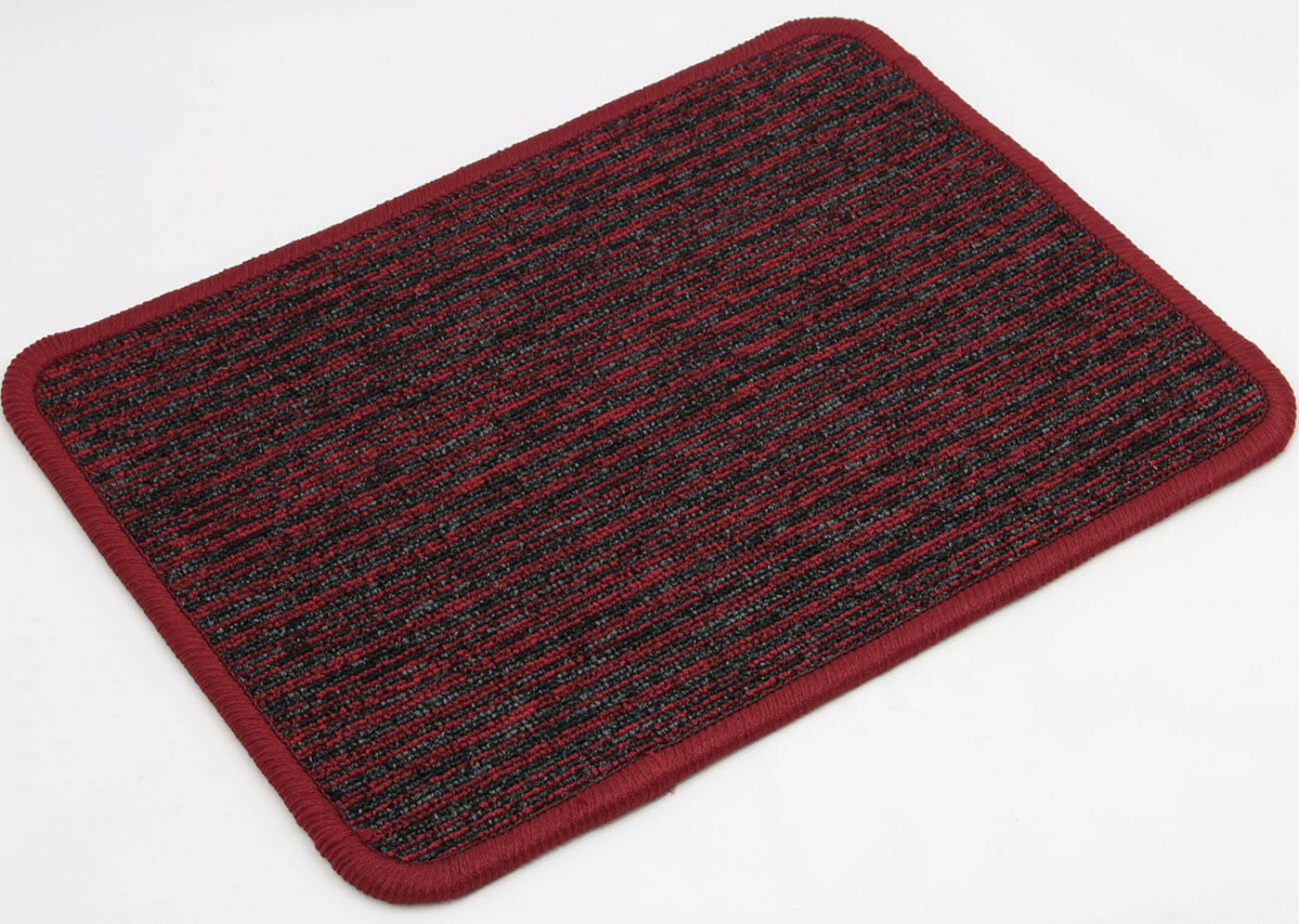 Zátěžový koberec Falcon Stripe 120 Červeno-černá Metráž šíře 4m