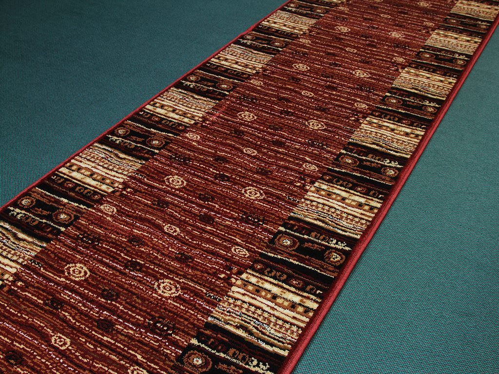 Běhoun Arne koberec bytový šíře 0,67 m Cihlová