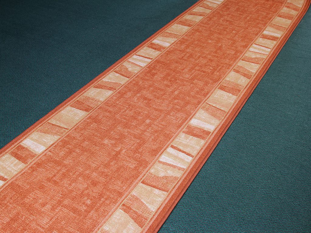 Běhoun Linea 80 koberec bytový šíře 0,67 m Cihlová