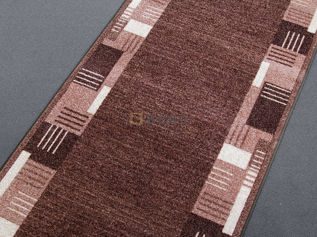 Běhoun Montana 44 koberec bytový šíře 0,67 m Hnědá
