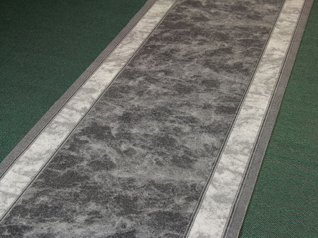 Běhoun Mas koberec bytový šíře 0,67 m Tmavě šedá