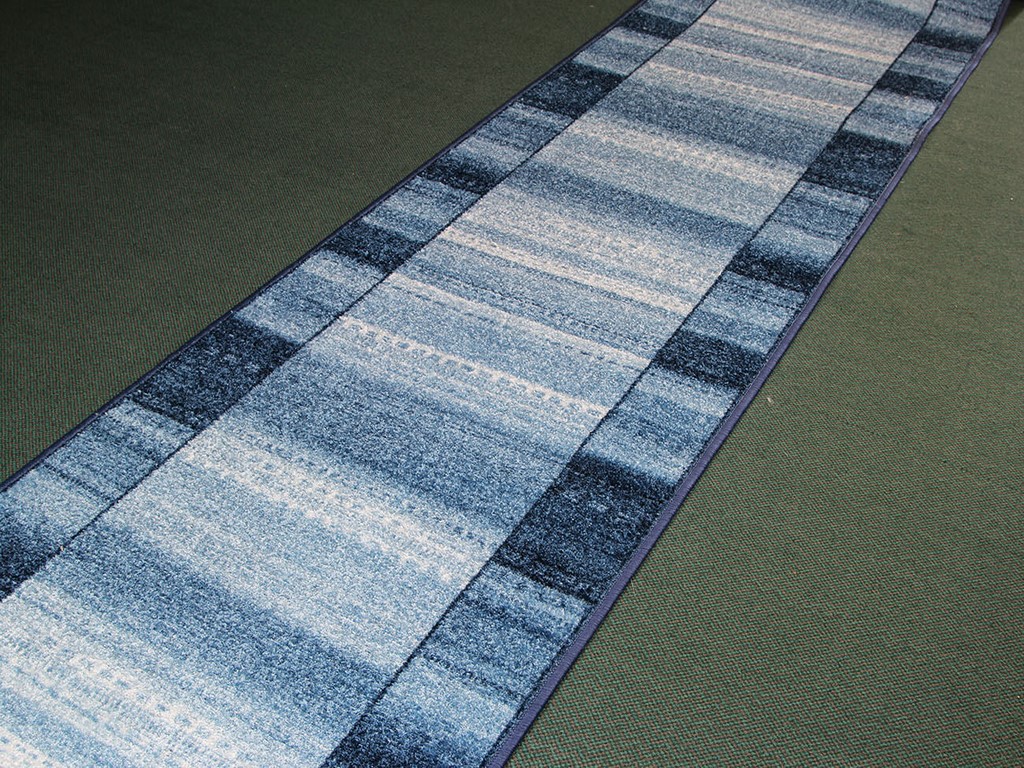 Běhoun Peru 75 koberec bytový šíře 0,67 m Modrá