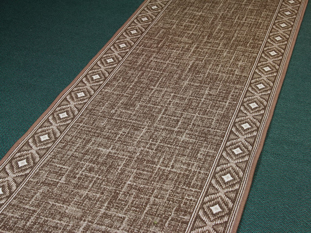 Běhoun Sarah 40 koberec bytový šíře 0,8 m Hnědá