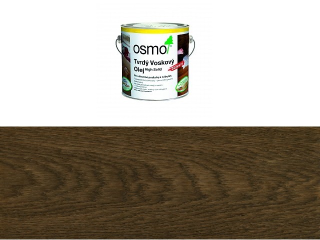 OSMO Tvrdý voskový olej barevný barevný 0,75l černá 3075