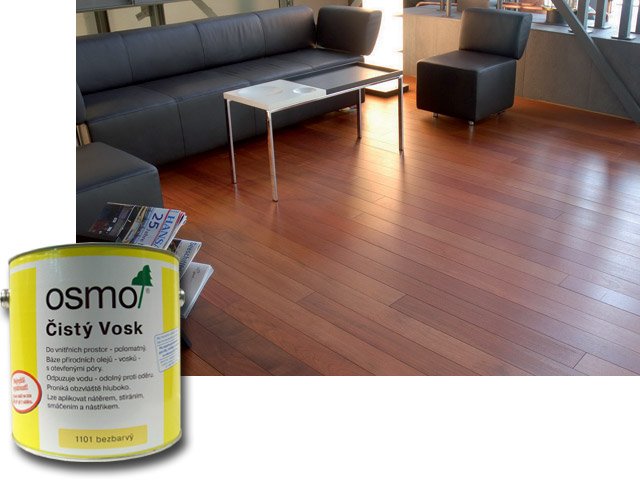 OSMO - čistý vosk - na exotické dřeviny - balení 25l - bezbarvý