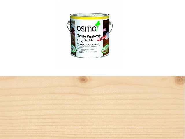 OSMO Tvrdý voskový olej barevný barevný 0,75l transparentně bílý 3040